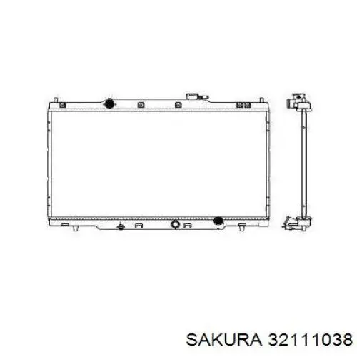 Радиатор 32111038 Sakura