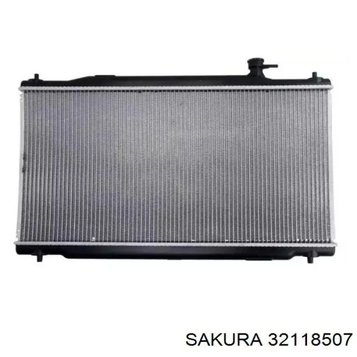 Радиатор охлаждения двигателя на Honda CR-V  III 