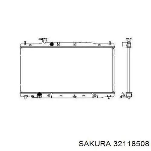 32118508 Sakura радиатор