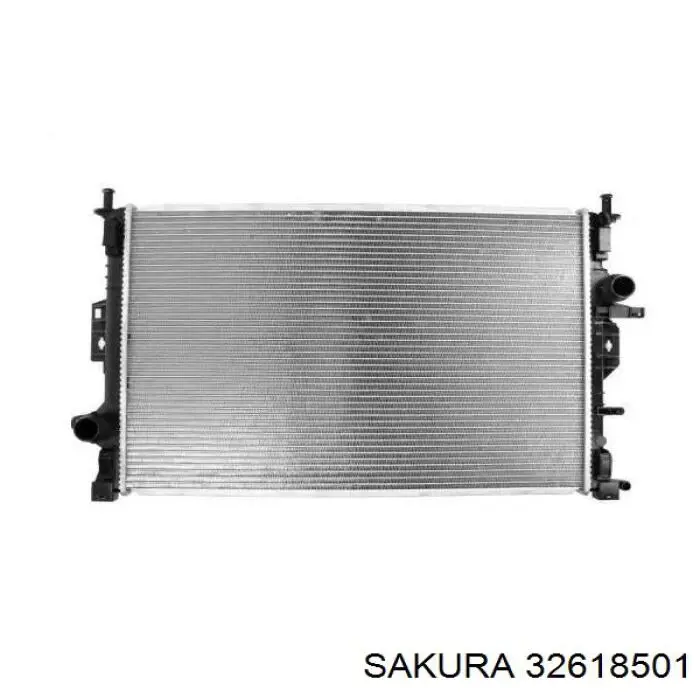 Радиатор охлаждения двигателя на Ford S-Max  CA1