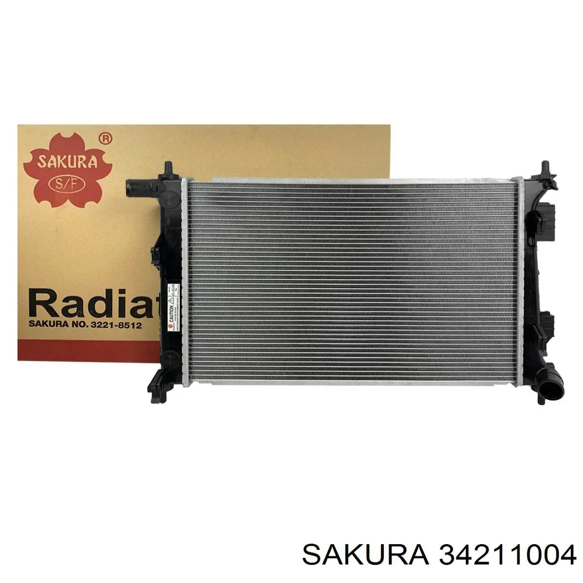 Радиатор охлаждения двигателя Sakura 34211004 цена, от 94.83 USD