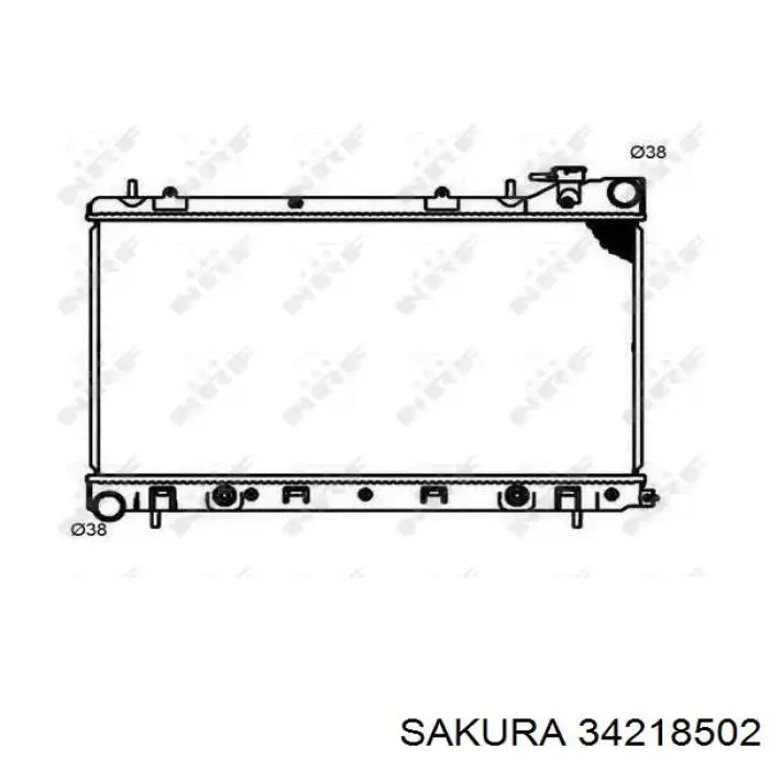 Купить 45119SA050 Subaru Радиатор водяной