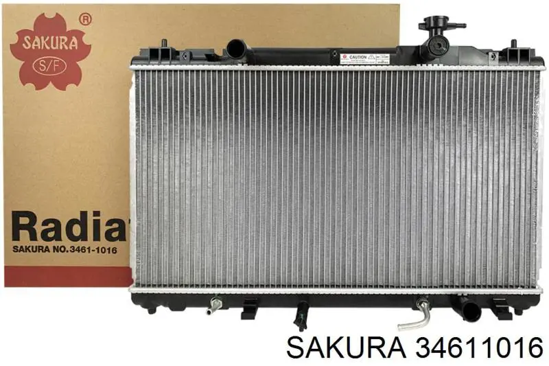 Радиатор охлаждения двигателя на Toyota Camry  V30
