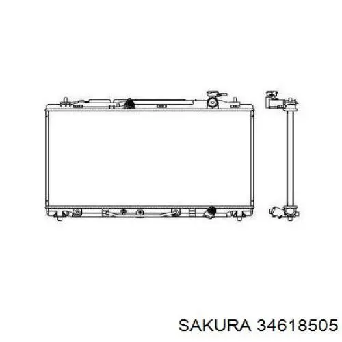 R12108 Sato Tech Радиатор основной
