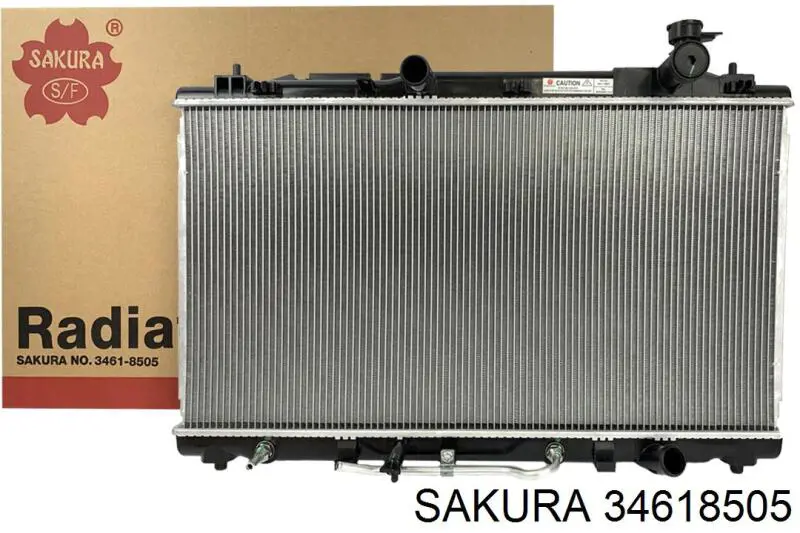 Радиатор охлаждения двигателя на Toyota Camry  V40