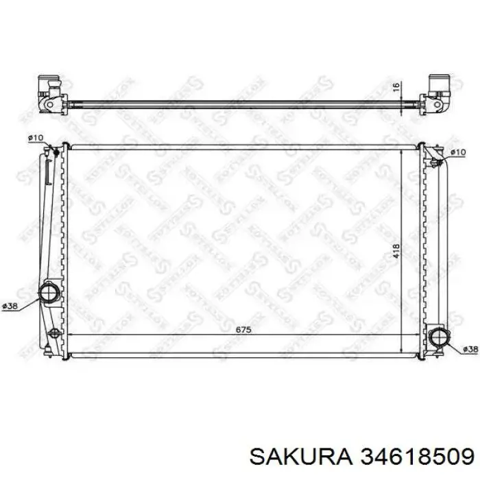 Радиатор охлаждения двигателя Denso 2213161 цена, от 50.62 USD