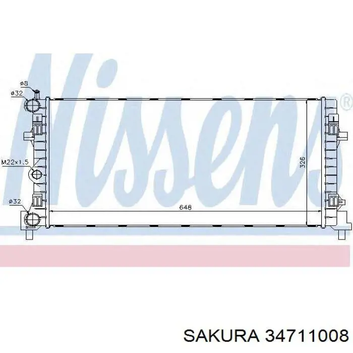 Купить R20049 Sato Tech Радиатор водяной