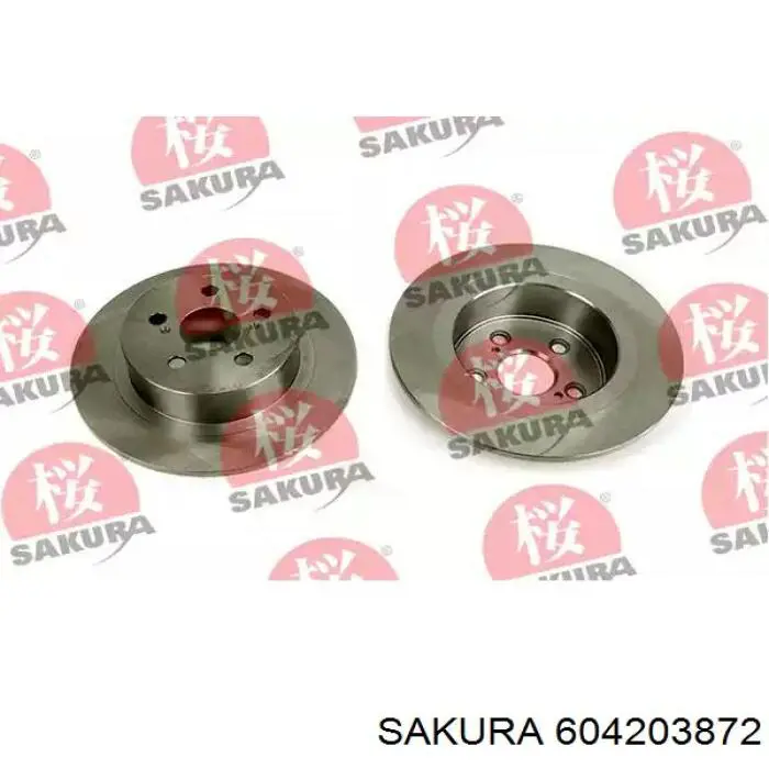 604203872 Sakura диск тормозной передний