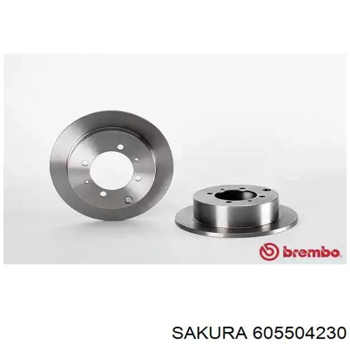605504230 Sakura диск тормозной задний