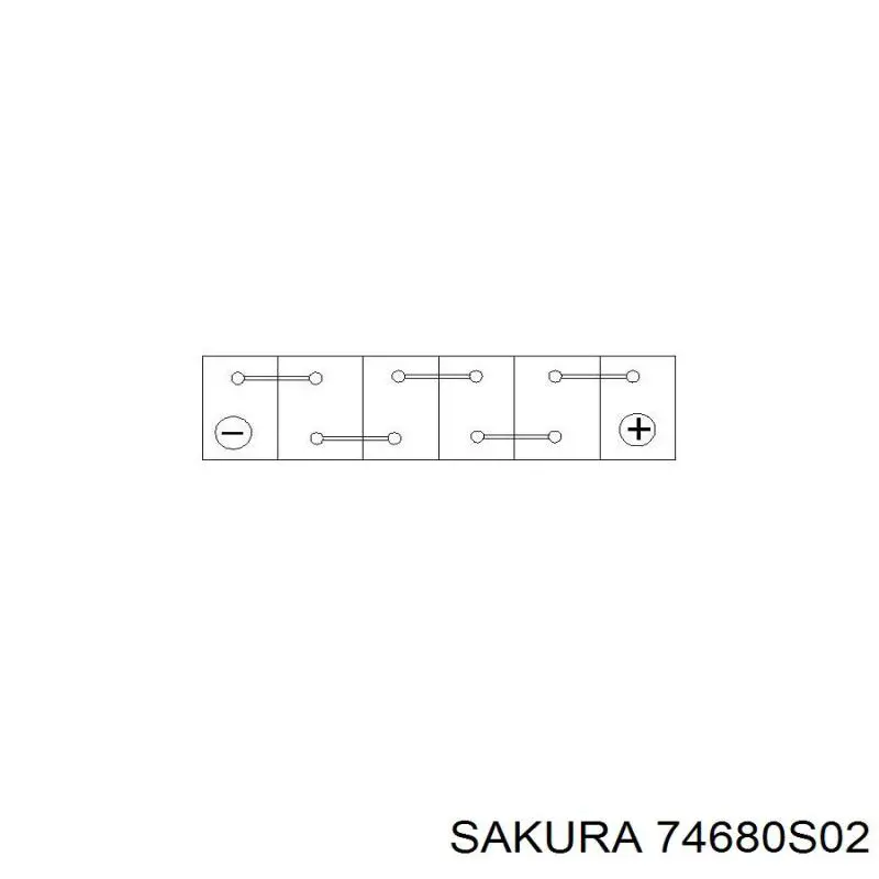 Аккумулятор 74680S02 Sakura
