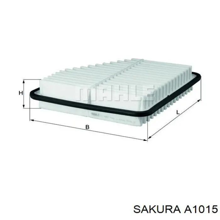 Купить A1015 Sakura Автомобильный фильтр воздуха