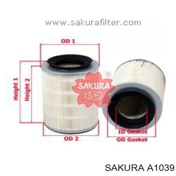 A1039 Sakura воздушный фильтр