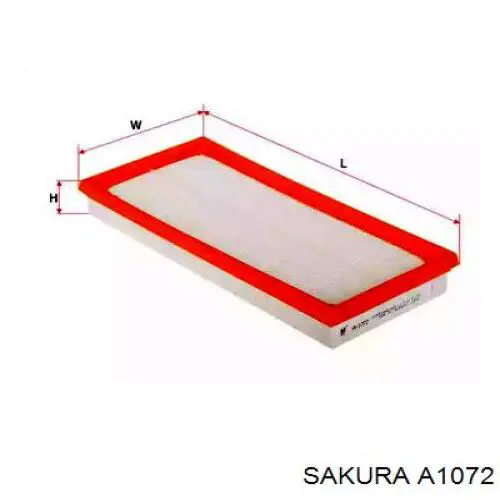 A1072 Sakura воздушный фильтр