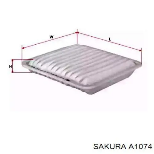 Элемент воздушного фильтра Sakura A1074 цена, от 230.30 UAH