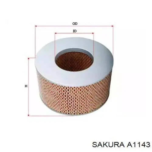 Фильтр воздушный Sakura A1143