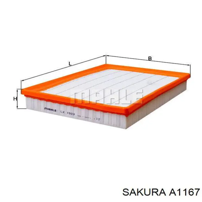 Воздушный фильтр A182J JS Asakashi