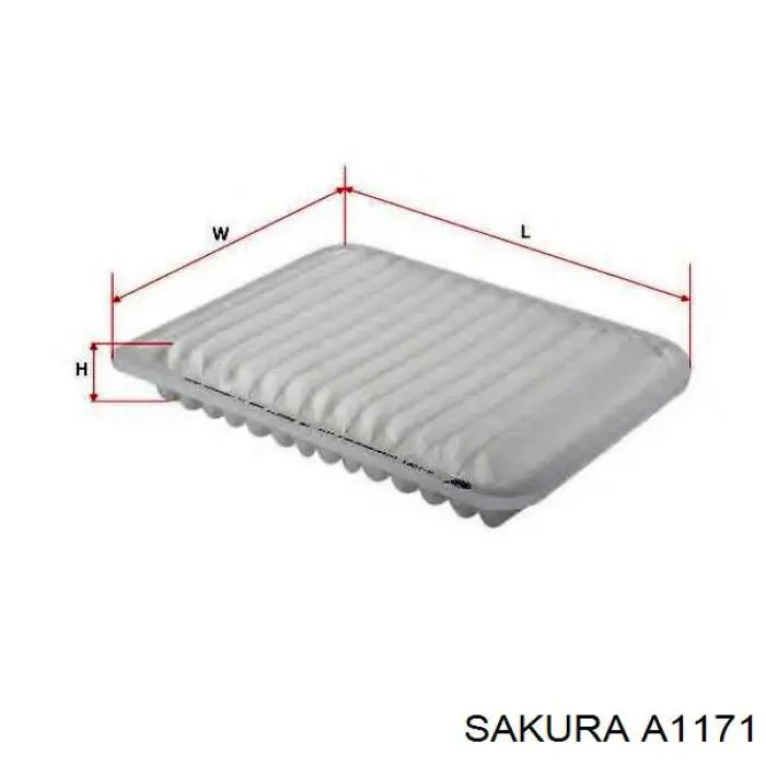 Элемент воздушного фильтра Sakura A1171 цена, от 6.05 USD