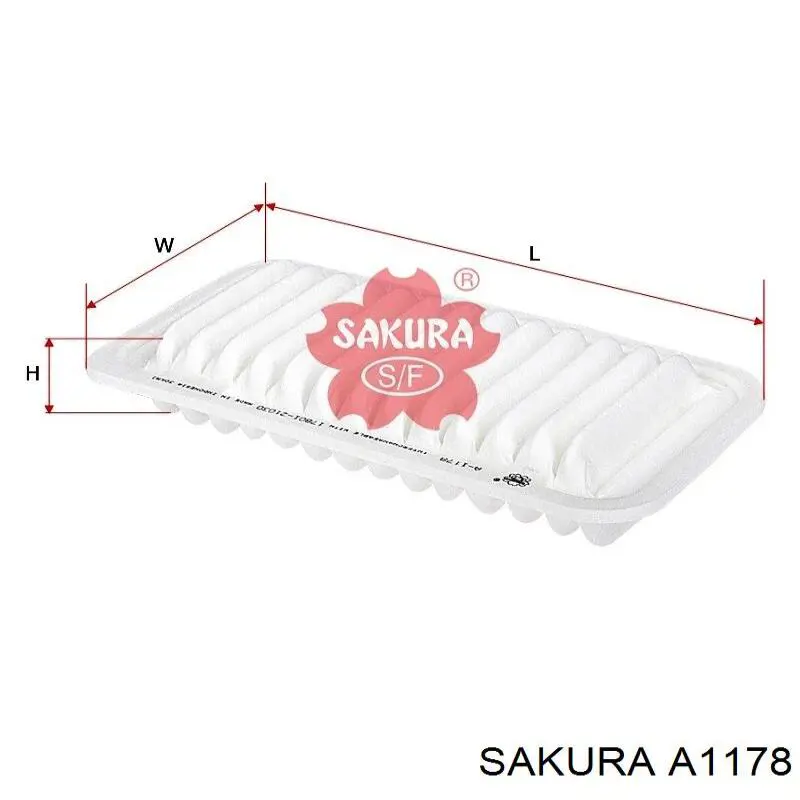 A1178 Sakura воздушный фильтр