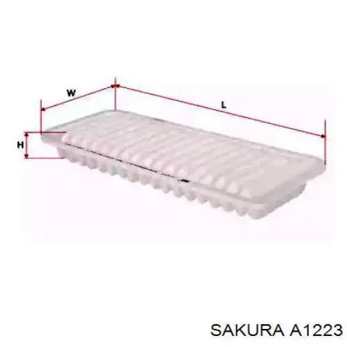 A1223 Sakura Воздушный фильтр двигателя