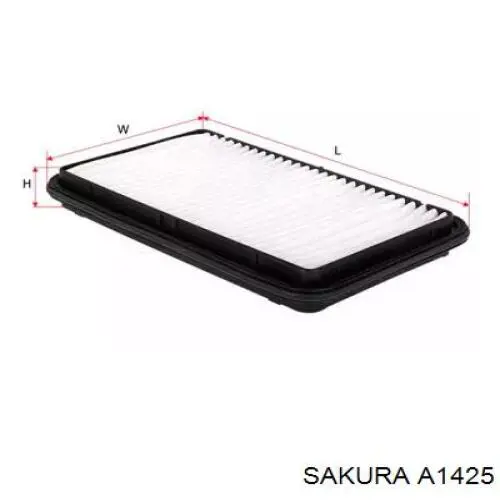A1425 Sakura Воздушный фильтр двигателя