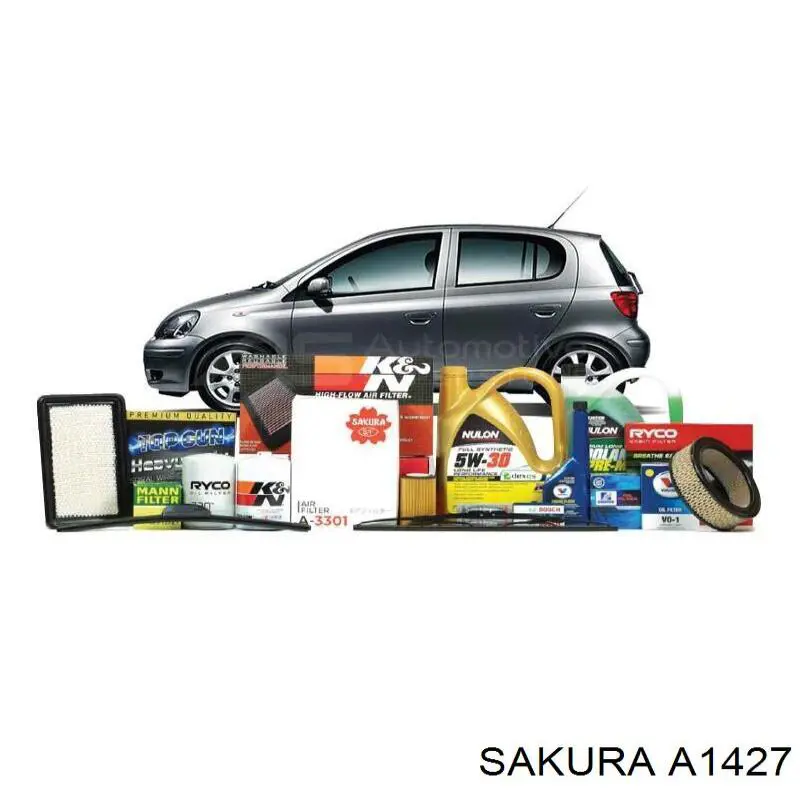 Купить A1427 Sakura Автомобильный фильтр воздуха