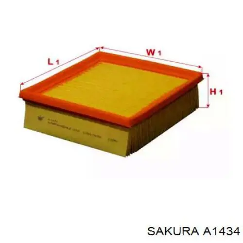 A1434 Sakura воздушный фильтр
