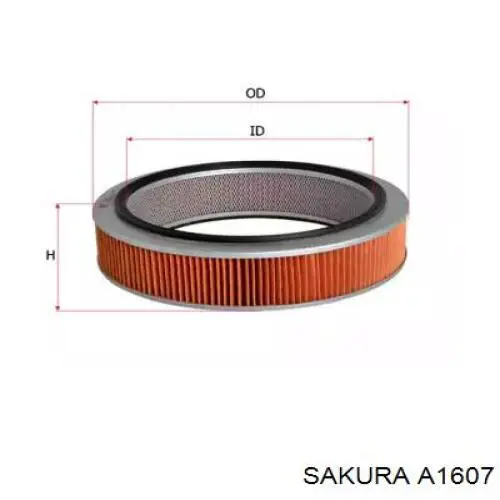 A1607 Sakura воздушный фильтр