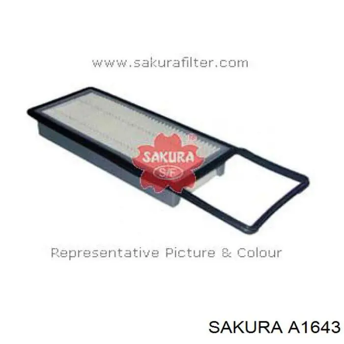 Воздушный фильтр A1643 Sakura