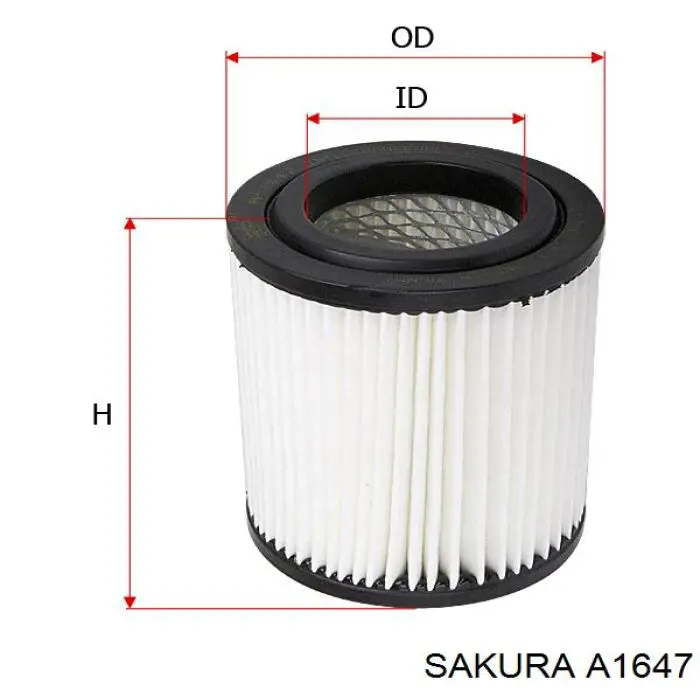 Фильтр воздушный Sakura A1647