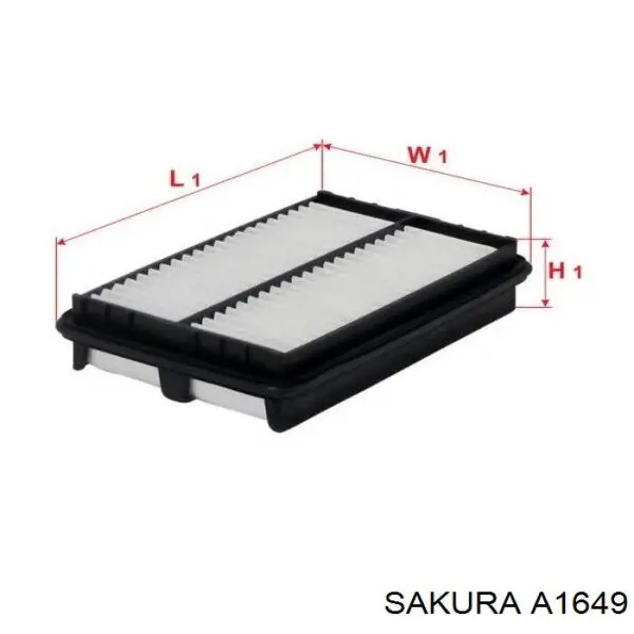 Воздушный фильтр A1649 Sakura