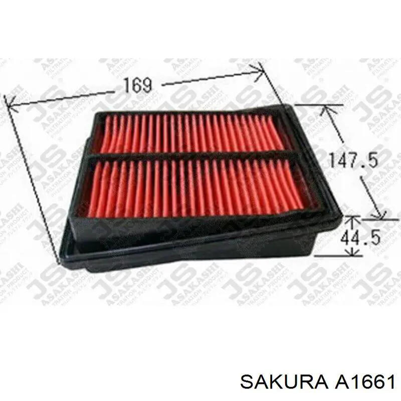 Фильтр воздушный Sakura A1661