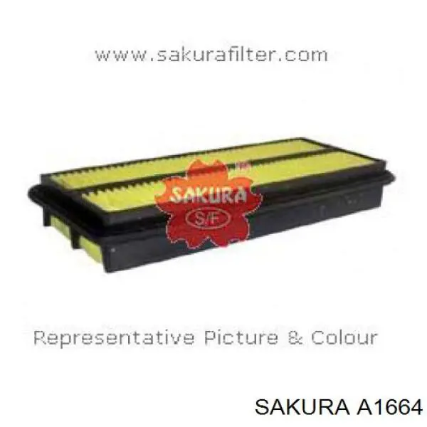 Воздушный фильтр A1664 Sakura