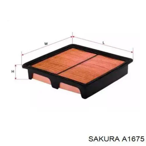 Купить A1675 Sakura Автомобильный фильтр воздуха