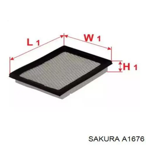 A1676 Sakura воздушный фильтр