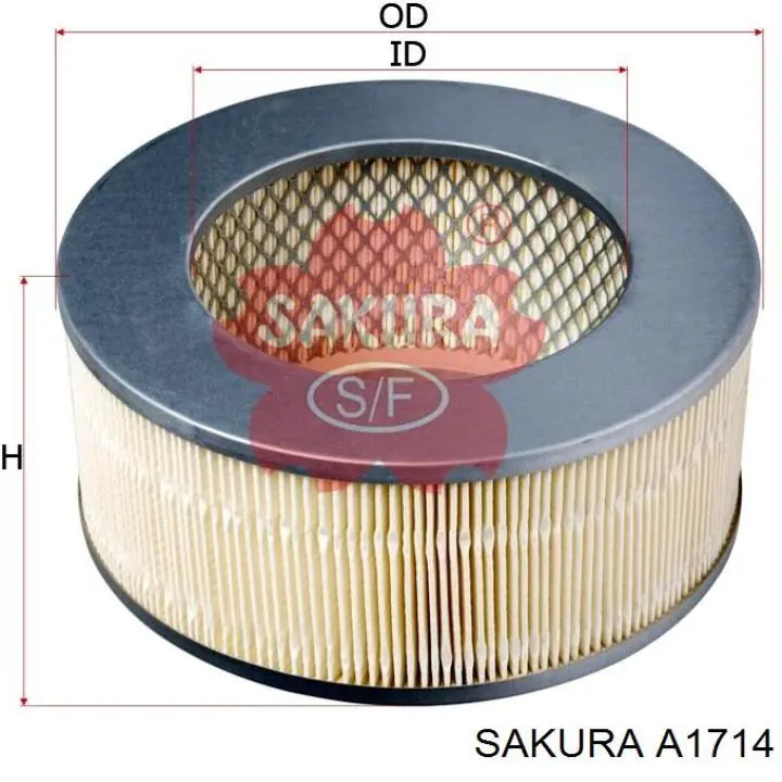 A1714 Sakura воздушный фильтр