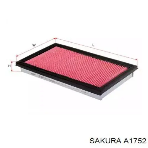 A1752 Sakura воздушный фильтр
