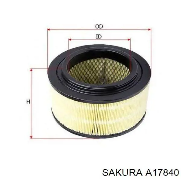 Купить A17840 Sakura Автомобильный фильтр воздуха