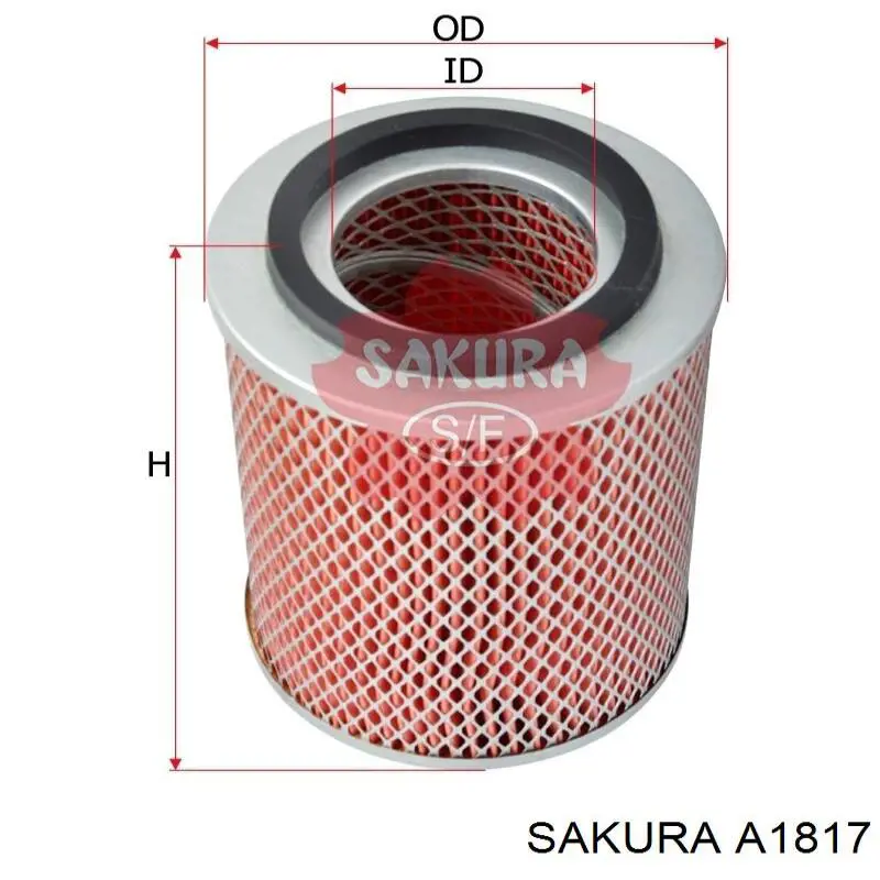 Воздушный фильтр A1817 Sakura