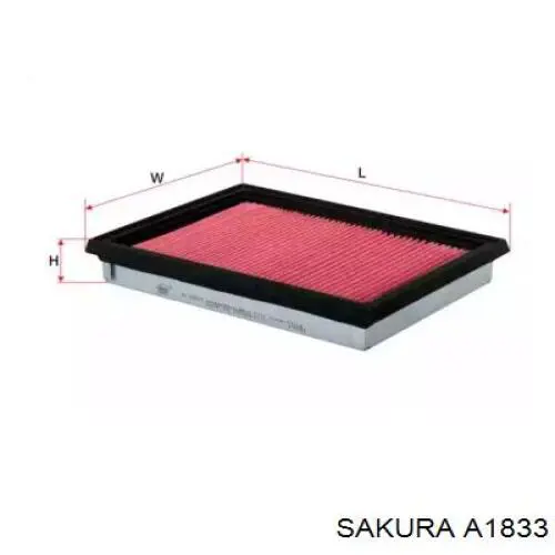 A1833 Sakura воздушный фильтр