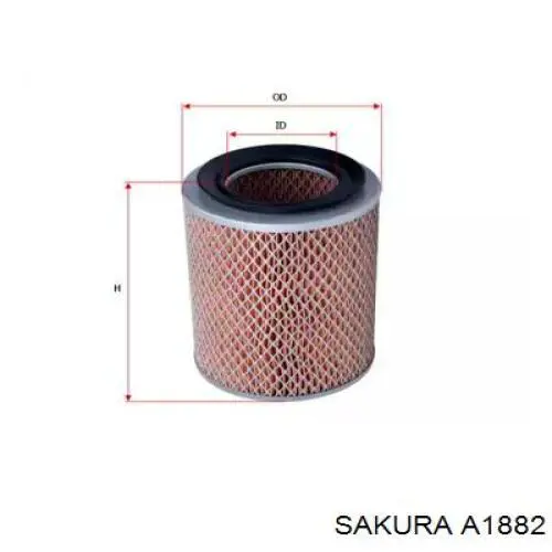 Элемент воздушного фильтра Nissan/Infiniti 1654680G00 цена, от 7.49 USD