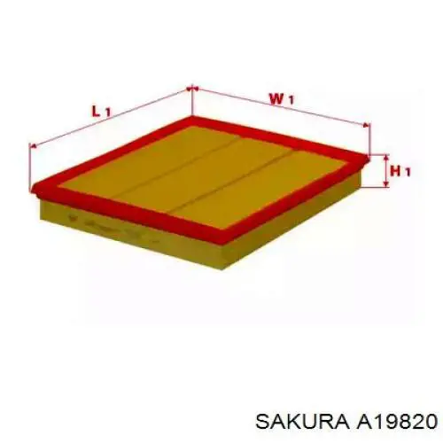 A19820 Sakura воздушный фильтр