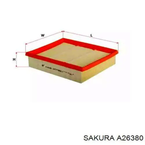 A26380 Sakura воздушный фильтр