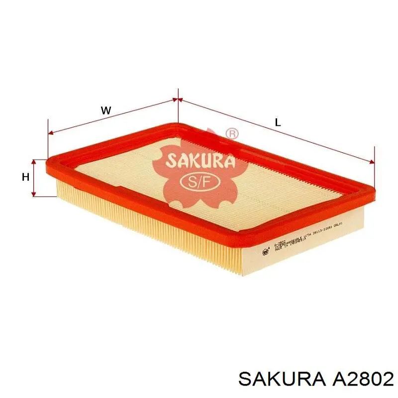A2802 Sakura воздушный фильтр