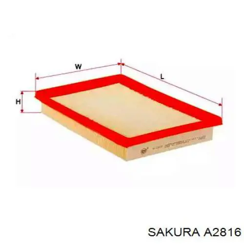 A2816 Sakura воздушный фильтр