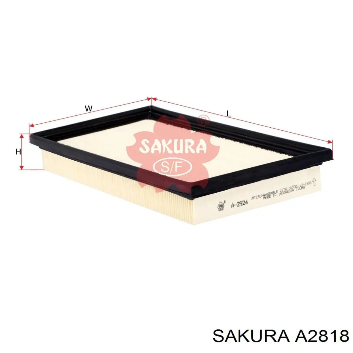 Элемент воздушного фильтра Sakura A2818 цена, от 3.86 USD