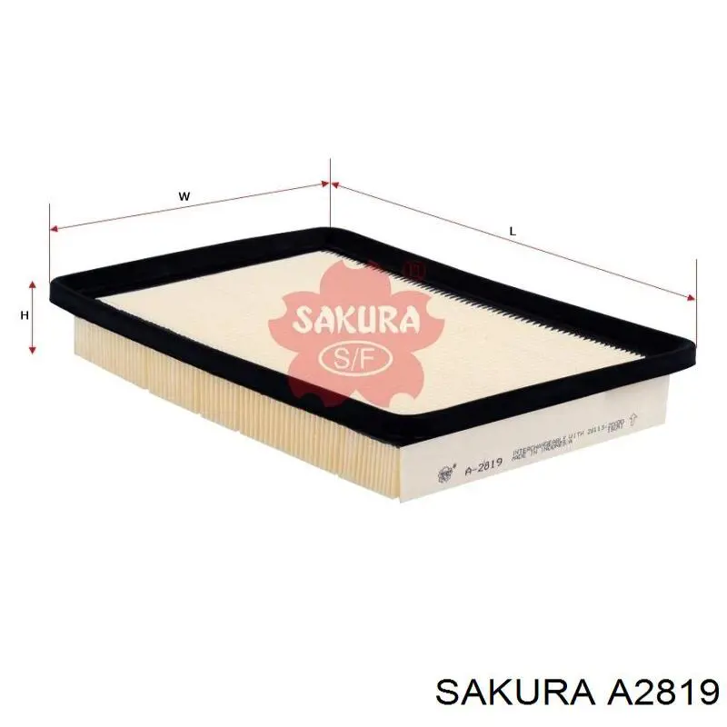 Воздушный фильтр A2819 Sakura