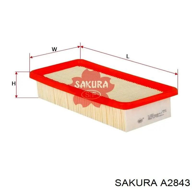 A2843 Sakura воздушный фильтр