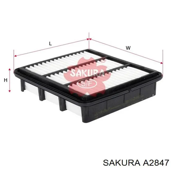 A2847 Sakura воздушный фильтр