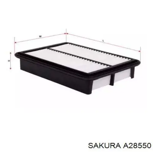 Купить A28550 Sakura Автомобильный фильтр воздуха