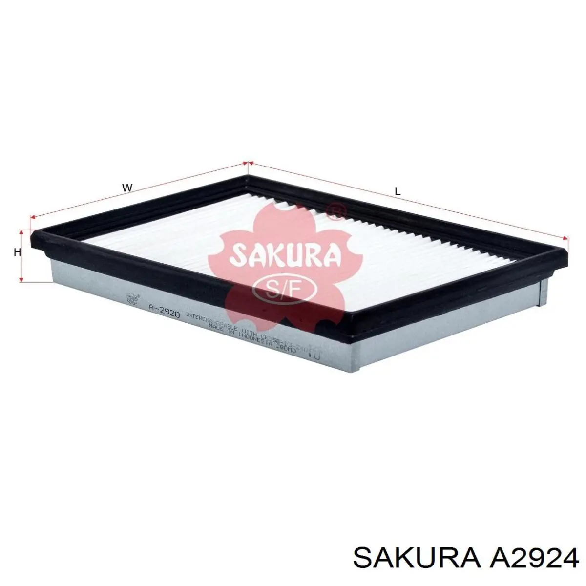 Элемент воздушного фильтра Sakura A2924 цена, от 4.20 USD